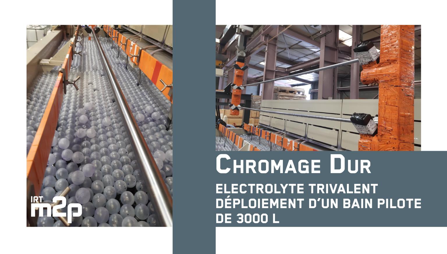 Déploiement industriel du chromage dur REACH compatible