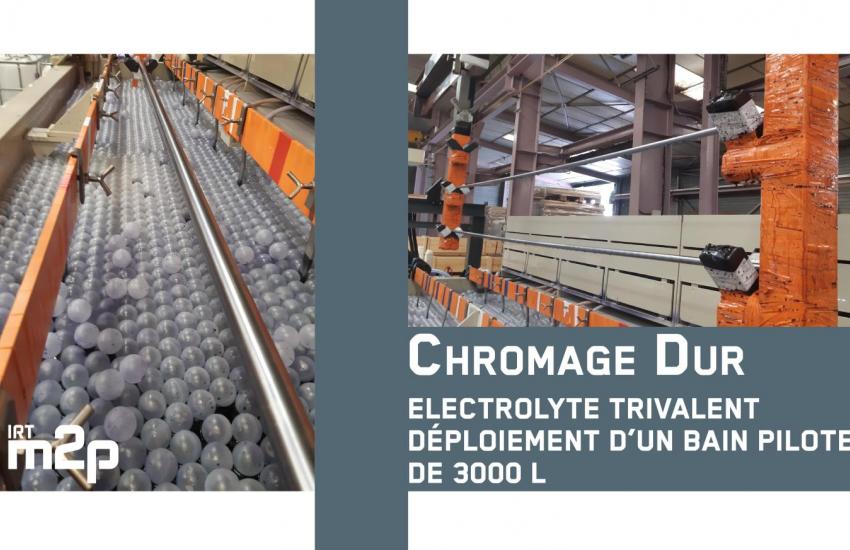 Déploiement industriel du chromage dur REACH compatible